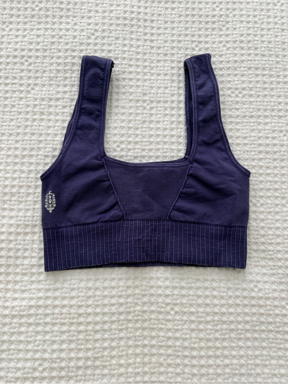 FP movement Women's Seamless Purple Scoop-Back Sports Bra